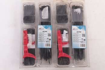 2 Packs Advanced Cable Ties ACT Specialty Nylon Cable Ties UV Black Variety Pack