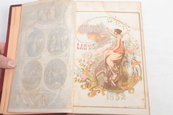 Godeys Ladys Book , 1852 , Complete Year Jan . - Dec.