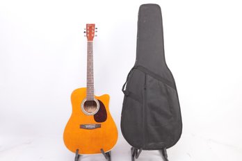 Pre-Owned Esteban Acoustic/Electric Guitar In Travel Case (Model # ALC-200)