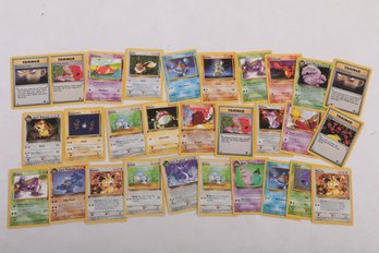 Grouping Of Pokemon Cards From 2000
