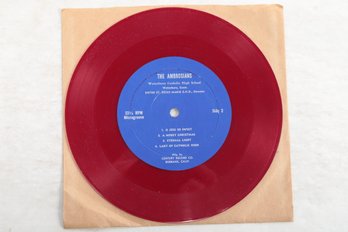 Small 33 1/3 RPM Record 'The Ambrosians' Waterbury, CT Catholic High School