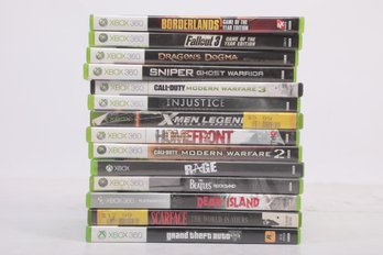 14 XBOX 360 Games: Borderlands, Fallout, Sniper Ghost Warrior, Dead Island, GTA, & More