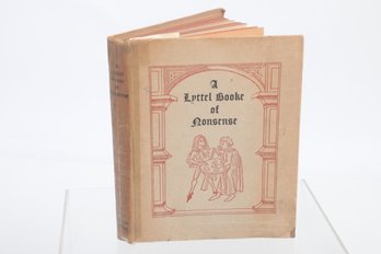 A Lyttel Book  Of Nonsense 1905 Fine Press Book
