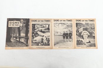 4 Issues Of Signs Of The Times