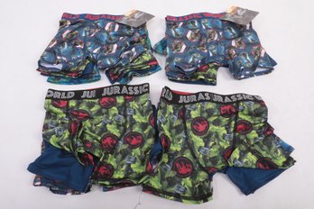 14 Pairs Of Boys Boxer Briefs Size 6 Jurassic World New