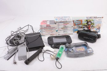 Nintendo Wii U Console W/Wii & Wii U Games