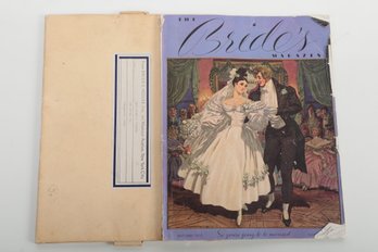 Autum 1936 Issue 'The Bride's Book' Magazine In Original Shipping Packaging