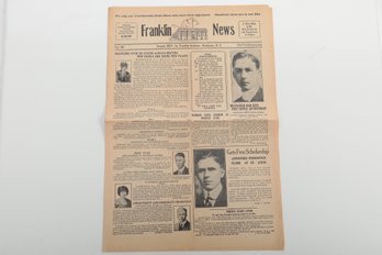 1928 Franklin News - Franklin Institute, ROCHESTER Ny Publication