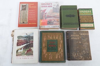 Assorted Book Vintage Book Lot Including THE WATER WORLD, PROF J.W. VAN DERVOORT 1886