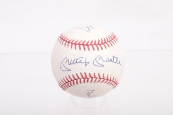 1994 World Series Signs Baseball Duke Snider, Mickey Mantle, Willie Mays. Has No C.O.A.