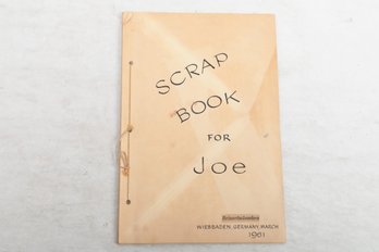 Well Done 1961 'Scrap Book For Joe' US Airforce Service Piolt Serving In Germany
