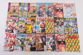 Group Of Mad, Bruce Lee And Other Magazines