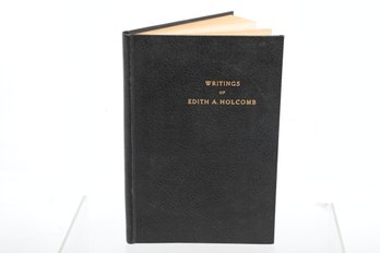 1934 , WRITINGS OF EDITH A. HOLCOMB, 1st Ed., THE NEW FEMINISM, FOR. BY W. HOLCOMB. By TORRINGTON PRINTING CO.