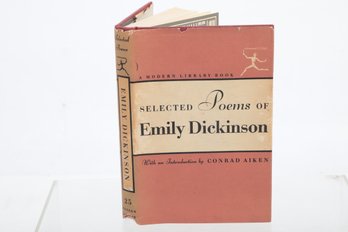 SELECTED POEMS OF EMILY DICKINSON, WITH INTRODUCTION BY CONRAD AIKEN