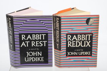 JOHN UPDIKE, 2 NOVELS RABBIT AT REST COPYR. 1990, 1ST TRADE ED. & RABBIT REDUX 1971, PUB. BY ALFRED A. KNOPF