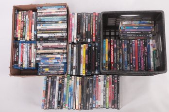 Grouping Of Mixed Genre DVDs & Blue Rays