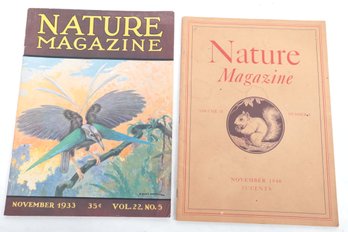 Vintage Nature Magazine, Two Issues.