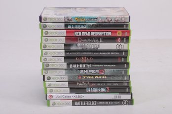 13 Pre-Owned XBOX 360 Games: Diablo II, Call Of Duty, Fallout, Red Dead Redemption & More