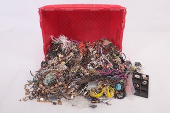 XL Unsorted Lot Of Costume Jewelry