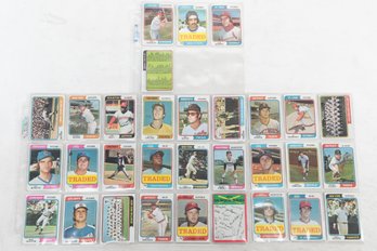 Lot Of 1974 Topps Baseball Cards With Tom Seaver
