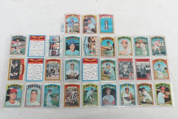 Lot Of 1972 Baseball Cards With Tom Seaver