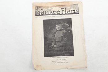 WWI Rarety Yankee Flare Vol. 1. No. 2 BASE HOSPITAL, CAMP DEVENS, MASS., APRIL 25, 1919