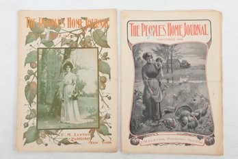 MAGAZINES 2 Issues THE PEOPLES HOME JOURNAL 1907