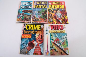 SCI-FI & FANTASY: Vintage WEIRD SCIENCE & Other EC Comics Magazines Illustrated