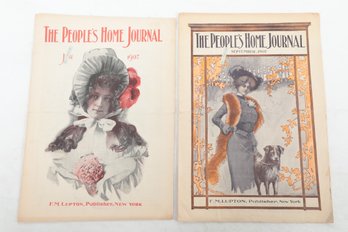 MAGAZINES 2 Issues Of THE PEOPLES HOME JOURNAL 1907