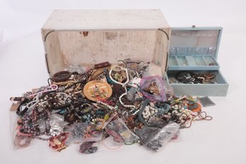 Large Lot Of Mixed/Unsorted Costume Jewelry