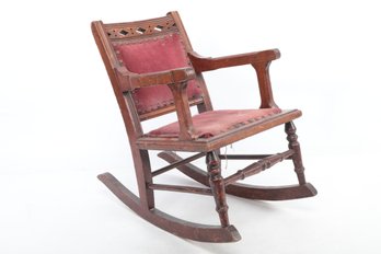 Circa 1880's Victorian Child Rocking Chair