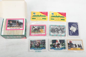 Grouping Of Collectible Horse Racing Cards