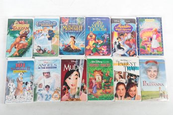 12 Vintage Disney VHS Movies