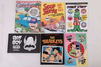 Animation Books By Peter Bagge - Bat Boy - Other Lives - Other Stuff - Scoop Scuttle By Basil Wolverton