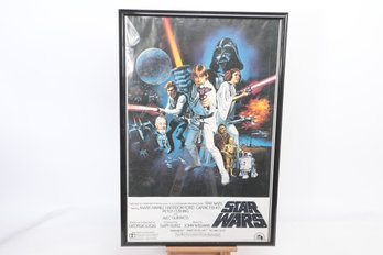 Vintage Star Wars Framed Poster