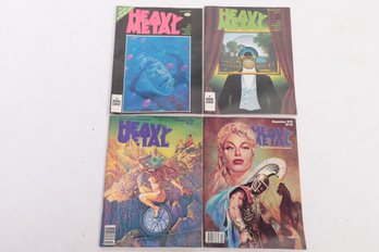 Lot Of 4 Heavy Metal Magazines 1978 1980