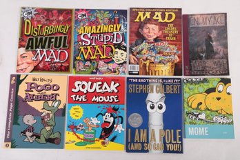 Collection Of MAD Anthologies (3) - Pogo - Enemy Ace - Steven Colbert - Squeak The Mouse (Adults Only)