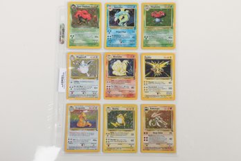 .lot Of 9 Pokemon Shinnies Card Lot