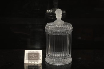 1946 Reproduction Of John Ernest Miller's 1870s Glass Biscuit Jar Metropolitan Museum Of Art 'three Sisters'