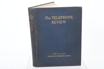(Technology) The Telephone Review 1915 Bound Volume Color Covers