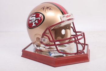Ronnie Lott Signed Authentic Riddell Football Helmet In Glass Case Becket Cert Y28807