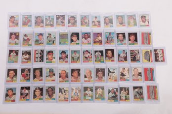 Lot Of 1961 Topps Baseball Cards In Top Loaders