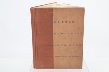 1932 George Gershwin's Song-Book Illustrated By Alajalov,