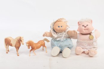 Original Cabbage Patch Dolls & Horse Figures