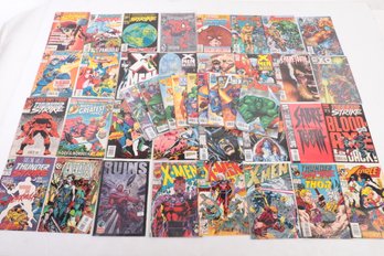 Lot Of 46 Misc Marvel Comic Books