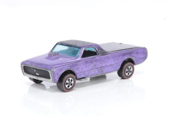 1968 Hot Wheels Redline Custom Fleetside In Purple