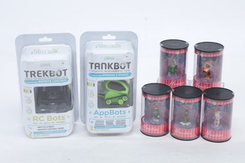 Grouping Of New Toys: TankBots & WB Mini Figures
