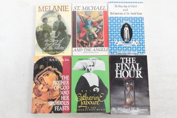 6 Books On Religion, Incl. The Final Hour, St. Michael Of The Angels & St. Catherine Laboure' Miraculous Medal