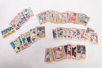 Lot Of 1981 1982 1986 1987 Baseball Cards With Stars