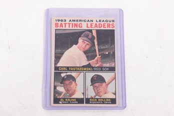 1964 Topps Carl Yastrzemski Al Kaline Rich Rollins #8